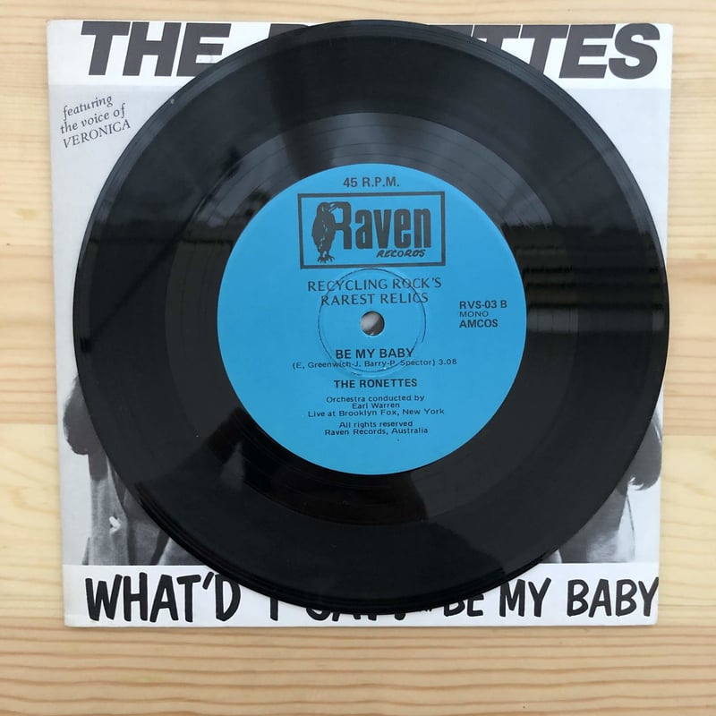 RONETTES（ロネッツ）/『BE MY BABY/WHAT'D I SAY』（1963年L