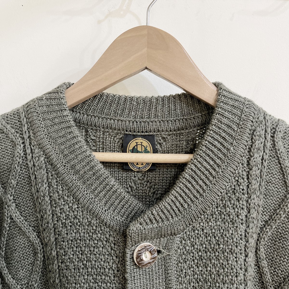 used euro cable cardigan