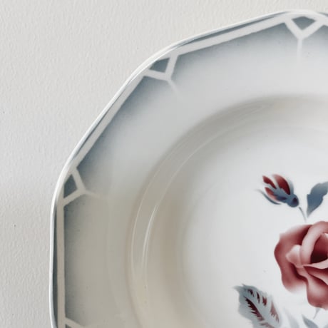 antique Digoin & Sarreguemines plate