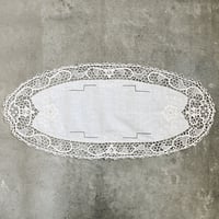 vintage lace embroidery cloth