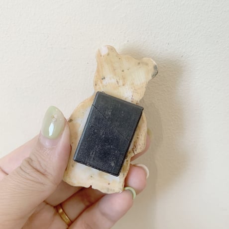 vintage teddy bear magnet