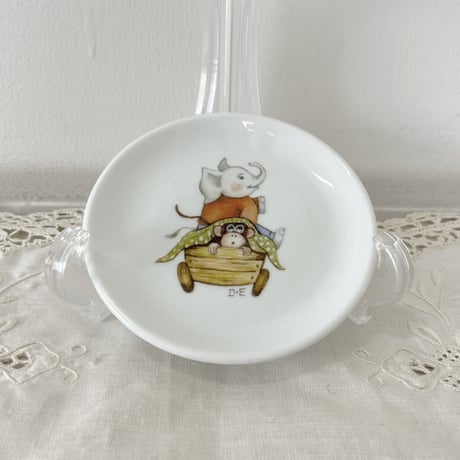 antique small animal plate
