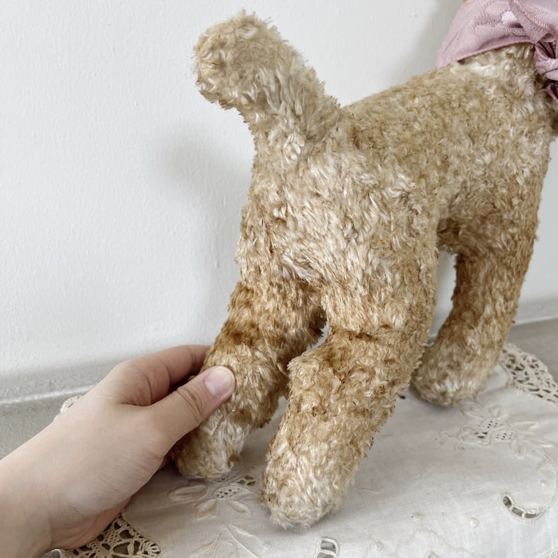犬のぬいぐるみ　ドール　アンティーク アンティークぬいぐるみ ドール
