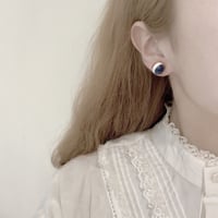 vintage tricolore color earring
