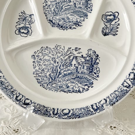antique lunch plate