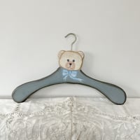 antique teddy bear hanger
