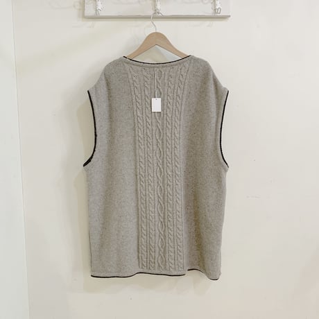 used euro cable Knit vest