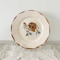 antique France Rose plate 3