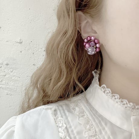 vintage beads earring