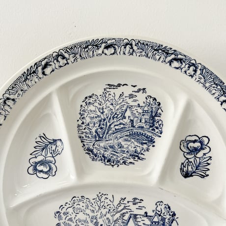 antique lunch plate