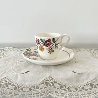 antique Sarreguemines cup＆saucer 3