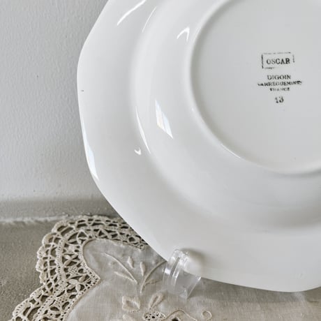antique Digoin & Sarreguemines plate