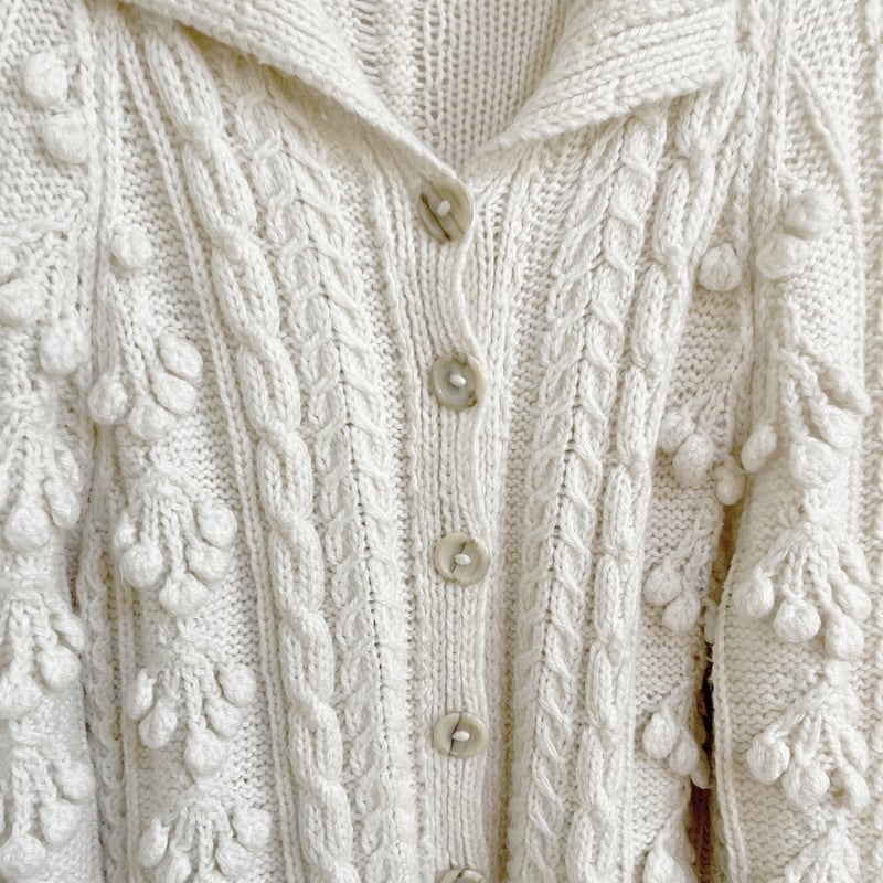 used euro cable cardigan