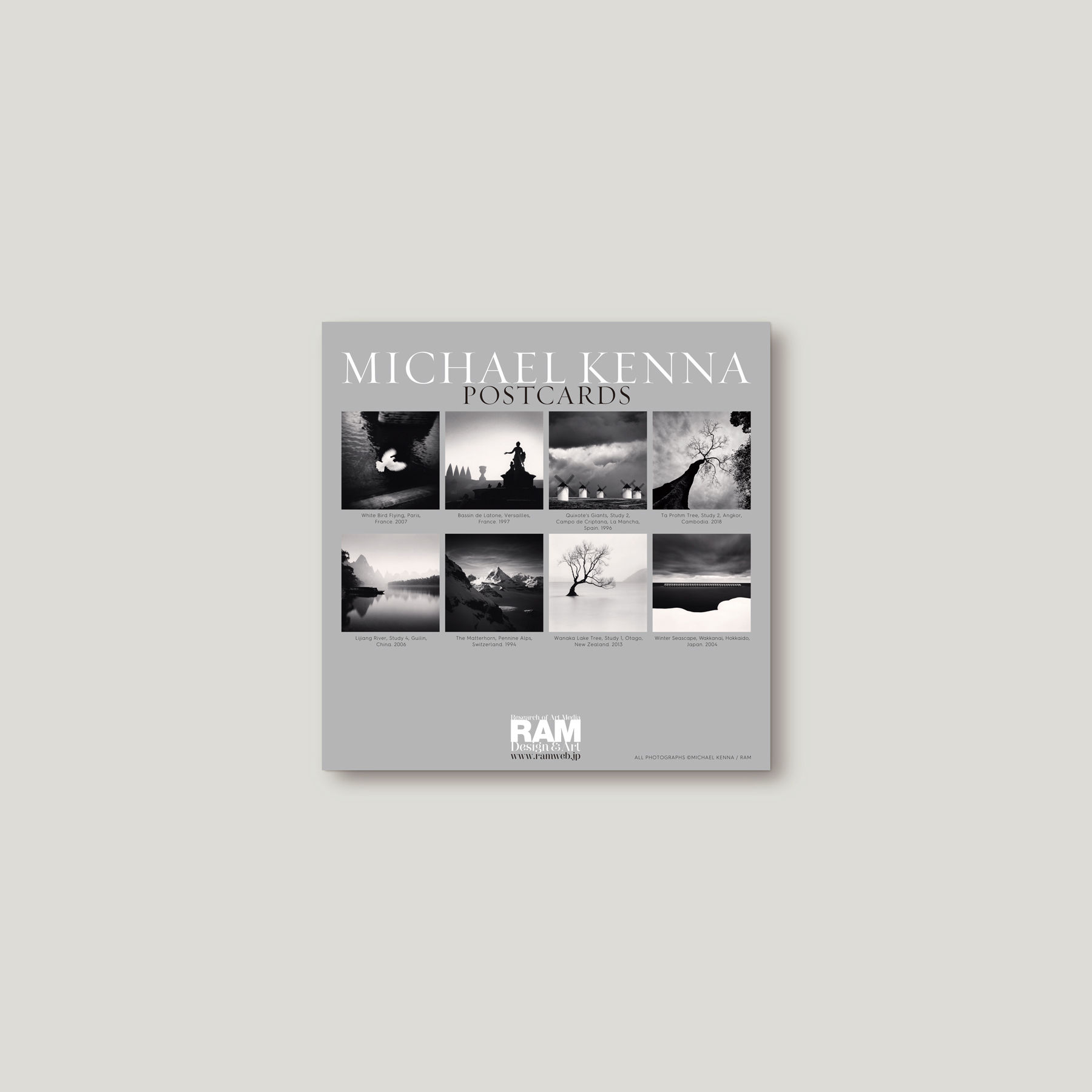 A 45 YEAR ODYSSEY (Postcards) 】Michael Kenna