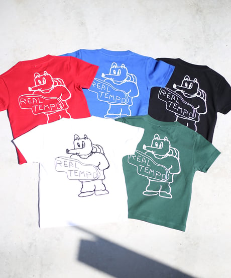 【ORIGINAL】 REAL TEMPO / キッズ オリジナル Tシャツ "DAISAK Drawing"