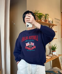 【USED】 ［薄手］LIMITED JEANS クルーネック ロゴスウェット (ユニセックス)