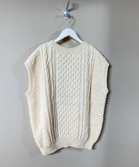 【USED】 フィッシャーマン ノースリーブニット (ユニセックス)
