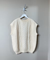 【USED】 フィッシャーマン ノースリーブニット (ユニセックス)