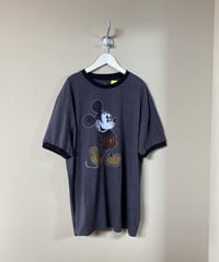 【USED】 Disney Parks / ミッキーマウス リンガーTシャツ (ユニセックス)