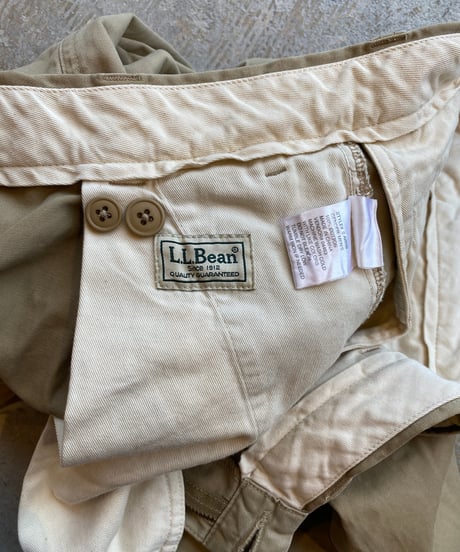 【USED】L.L.BEAN (エルエルビーン)  2タックコットンチノパン (ユニセックス)
