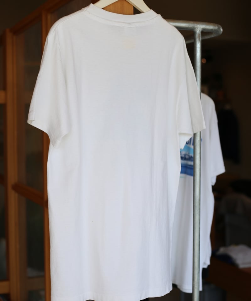 USED】anvil (アンビル) / NEW ENGLAND テニスプリントTシャツ (ユ