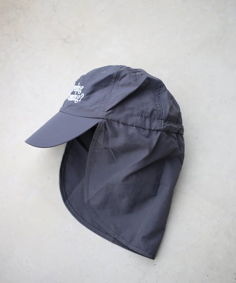 【REALTEMPO ORIGINAL】 Sunshade cap "Not Waving But Drowning?" (unisex)