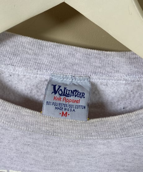 【USED】 ［薄手］USA製 Velva Sheen / カレッジロゴスウェット (ユニセックス)