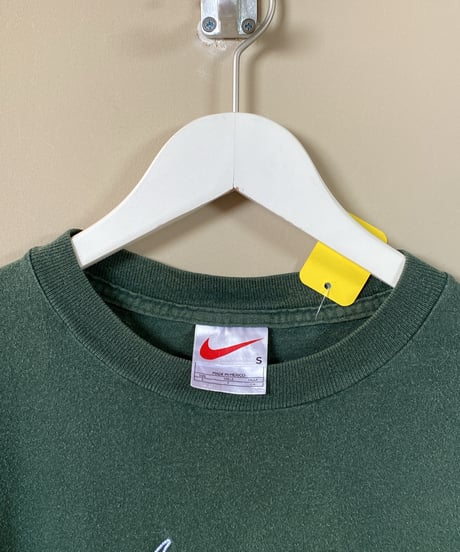 【USED】  USA製 90’s NIKE / スウッシュ刺繍ロゴ Tシャツ (ユニセックス)