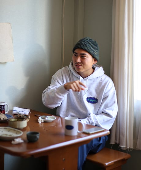【ORIGINAL】 Vulpes. / CLASSIC LOGO 8.0 oz HOOD SWEAT V4001 (ユニセックス)