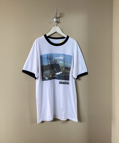 【USED】 ICE CUBE フォトプリント リンガーTシャツ (ユニセックス)