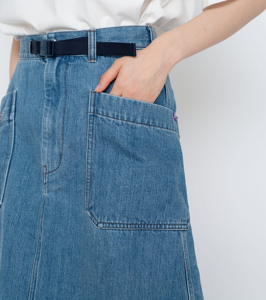 THE NORTH FACE PURPLE LABEL / Denim Field Skirt 