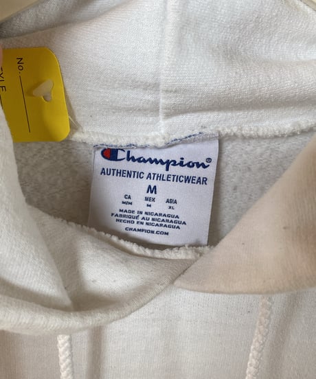 【USED】 Champion / 裏起毛 カレッジ フディースウェット (ユニセックス)