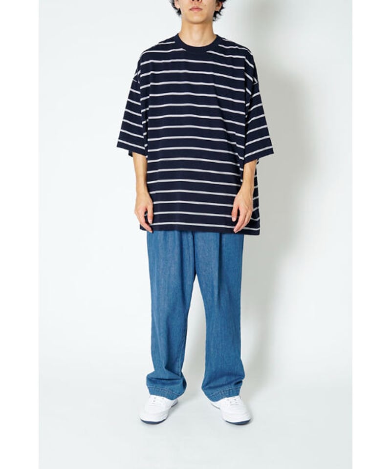 EVCON (エビコン) / BORDER WIDE S/S TEE 231-91108 (ユ...