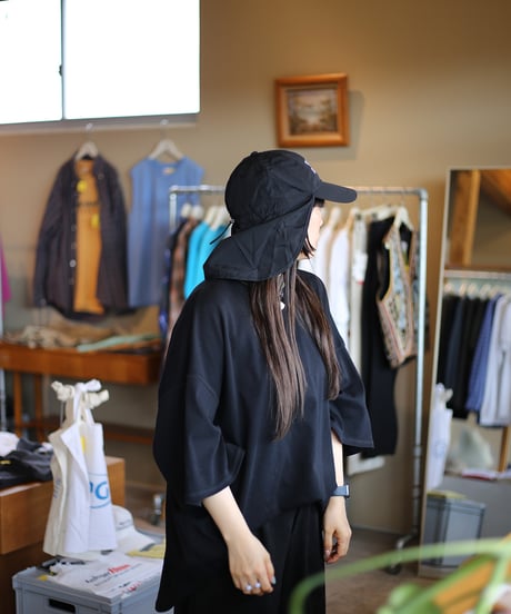 【REALTEMPO ORIGINAL】 Sunshade cap "Not Waving But Drowning?" (unisex)