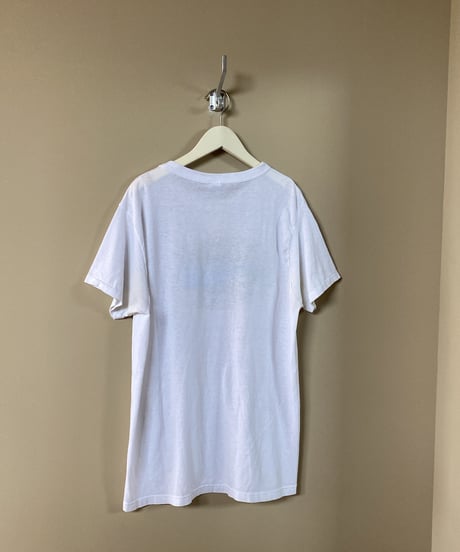 【USED】 80s Champion / “CAMP OF THE WOODS” プリントTシャツ (ユニセックス)