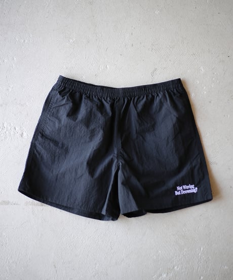 NEW !! 【REAL TEMPO ORIGINAL】 NYLON SHORTS "Not Waving But Drowning?" (ユニセックス)