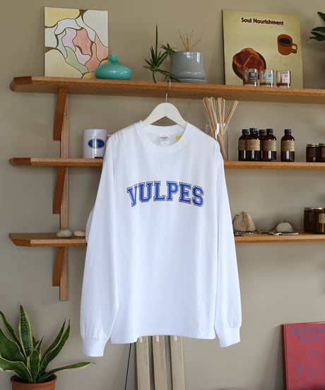 【ORIGINAL】 Vulpes. / College Logo ロングスリーブ Tシャツ (ユニセックス)