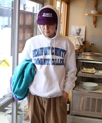 【USED】 Champion / 裏起毛 カレッジ フディースウェット (ユニセックス)
