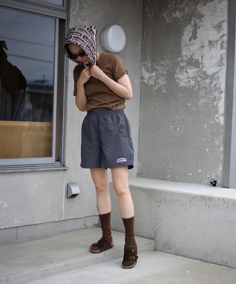 NEW !! 【REAL TEMPO ORIGINAL】 NYLON SHORTS "Not Waving But Drowning?" (ユニセックス)