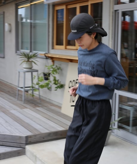 【ORIGINAL】 REAL TEMPO / Long Sleeve T-Shirt "Not Waving But Drowning?" (ユニセックス)