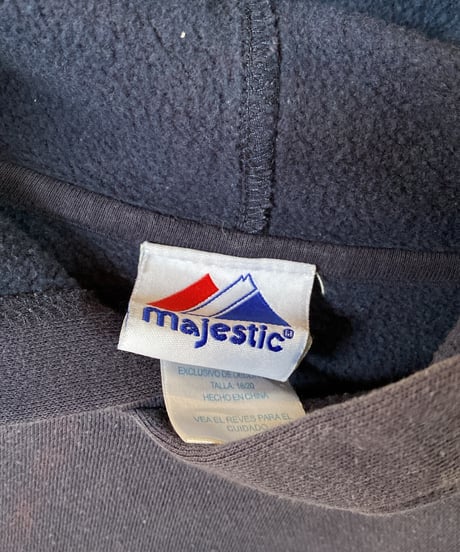【USED】 2000年代製 majestic / ヤンキース フーディースウェット (ユニセックス)