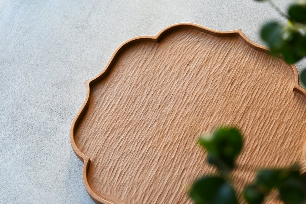 svale furniture/三木達也 稜花皿/Φ280 svf‐107 | svale