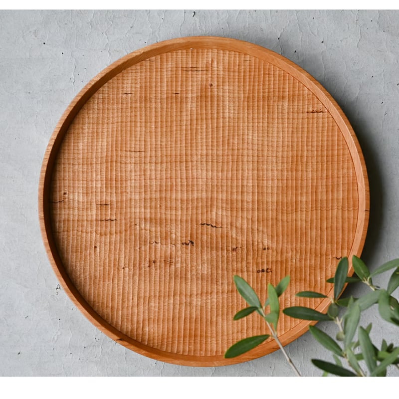 ふるいともかず 丸盆φ300 チェリー FU-76 | svale furniture