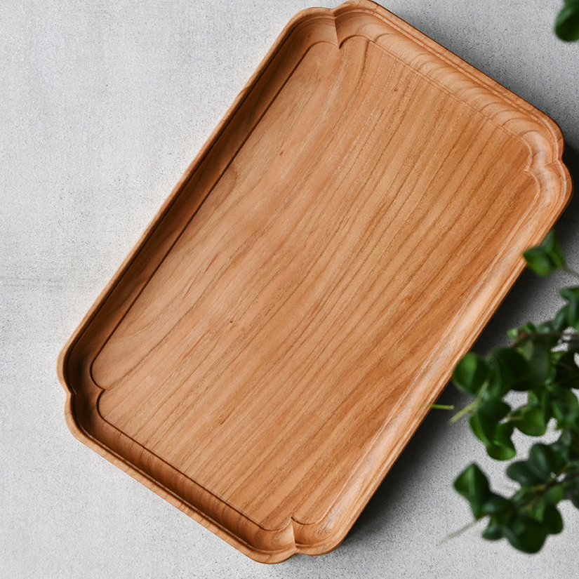 svale furniture/三木達也 飾り縁盆/300×190 svf‐100 |