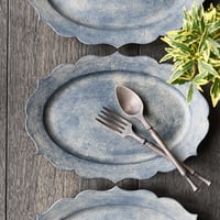 svale furniture /三木達也  稜花オーバル皿/○白漆　svf‐263