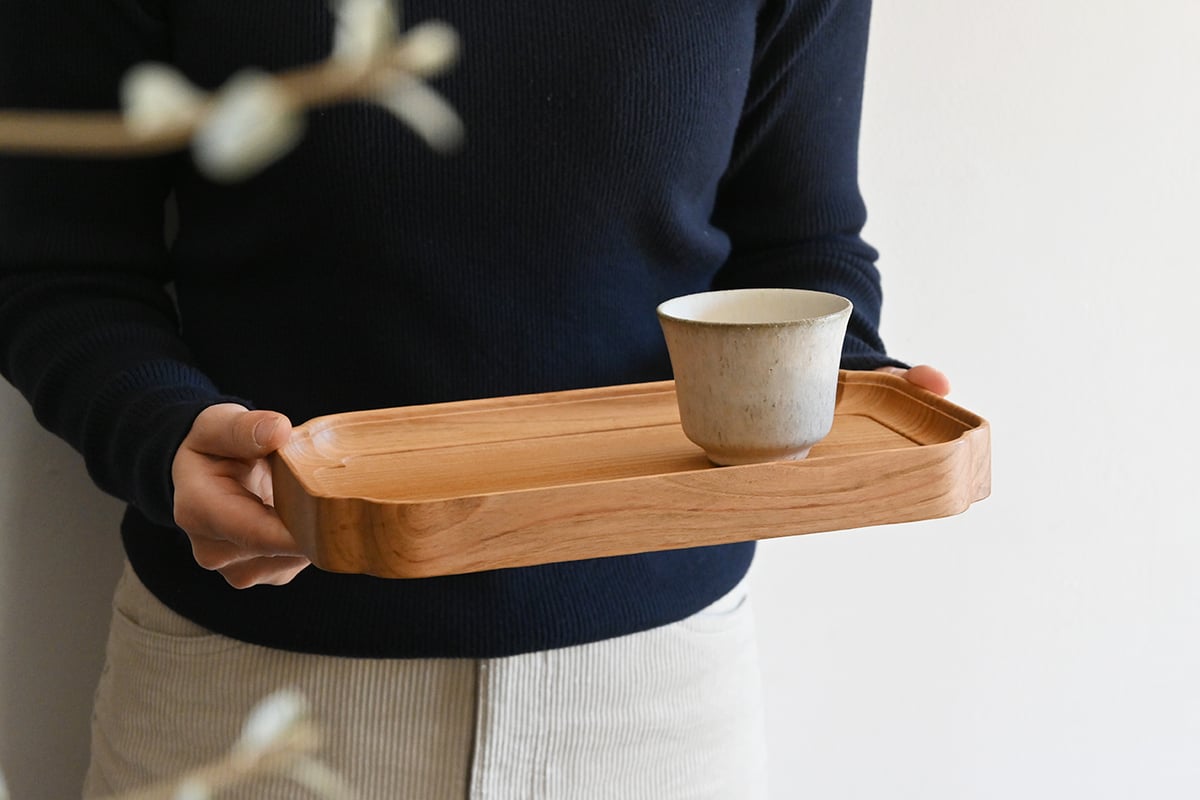 Svale Furniture /三木達也さん 花雲盆 カエデ鉄染 svale furniture/三木達也 花雲盆Φ315 svf‐111 | sval