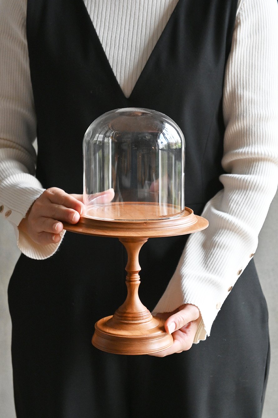 久銘 コンポート/チェリー KYU-07 *ガラスドーム付き | svale furniture