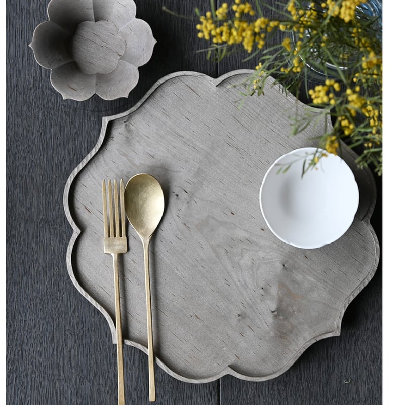 svale furniture/三木達也 稜花皿/Φ280 svf‐107 | svale