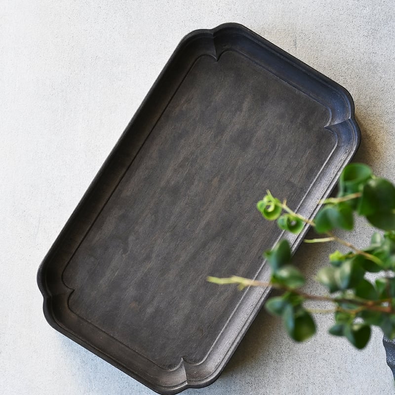 三木達也　飾り縁盆 svale furniture /三木達也 飾り縁盆/315角 svf‐155 | sva