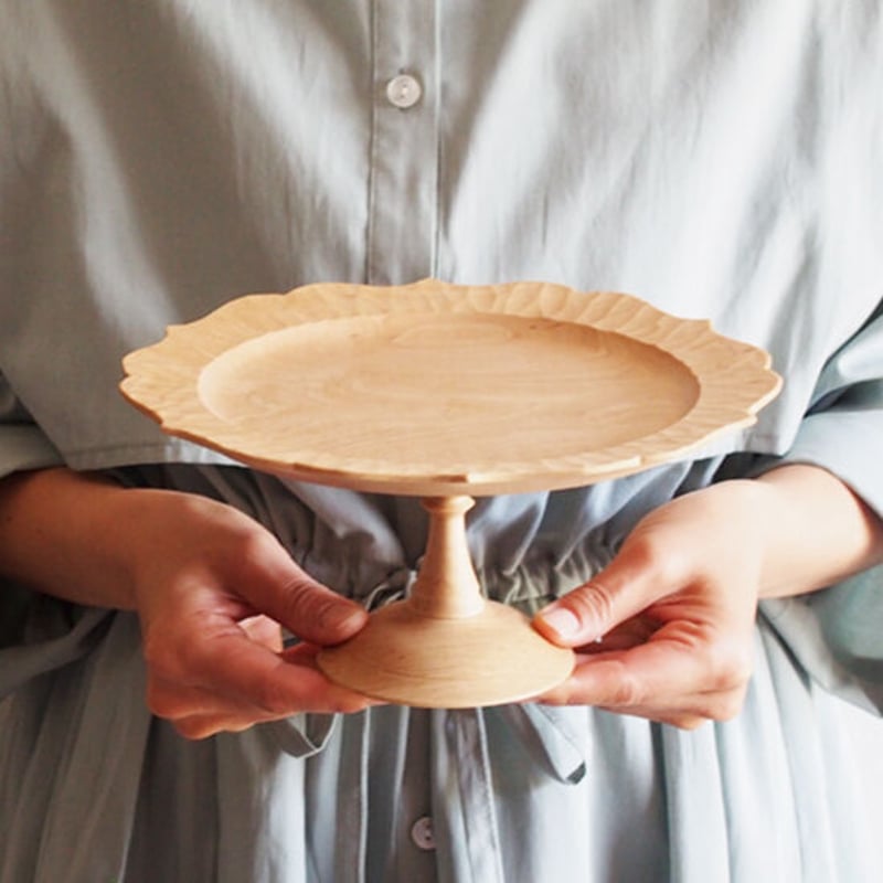 森夏未 コンポート皿/花リム Φ210 MON-04 | svale furniture